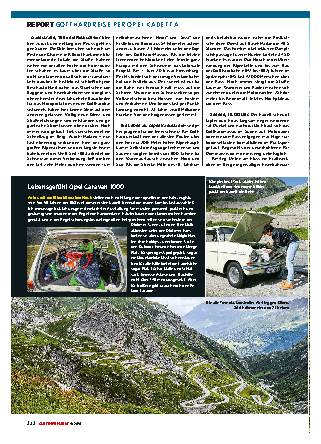 Gotthardreise per Opel Kadett A