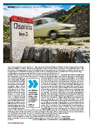 Gotthardreise per Opel Kadett A