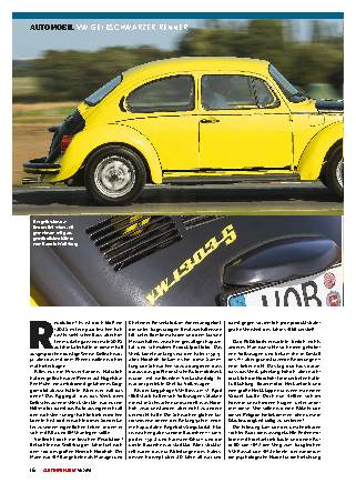 VW Gelbschwarzer Renner