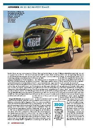 VW Gelbschwarzer Renner