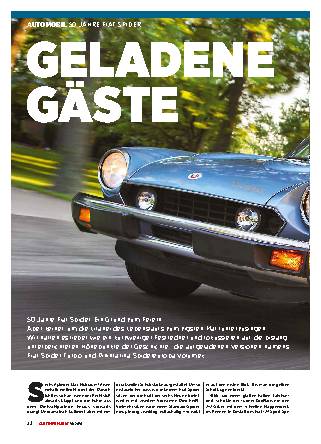 50 Jahre Fiat Spider