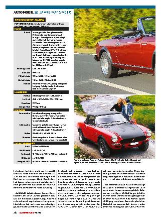 50 Jahre Fiat Spider