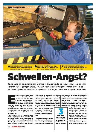 Schweller einschweissen