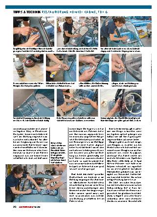 Restaurierung Heikel Kabine, Teil 6
