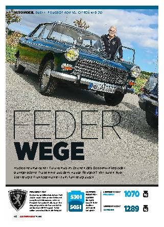 Duell: Peugeot 404 vs. Citroën ID 20