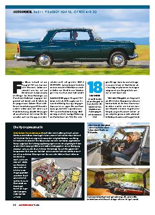 Duell: Peugeot 404 vs. Citroën ID 20