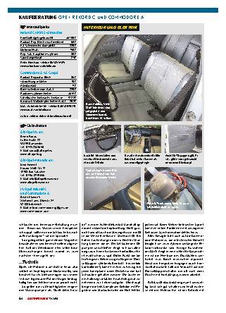 Opel Rekord C und Commodore A