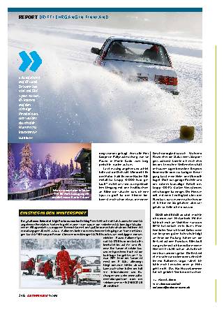 Driftlehrgang in Finnland