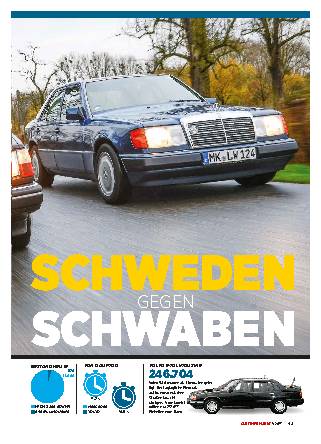 Duell Volvo 940 gegen Mercedes-Benz W124