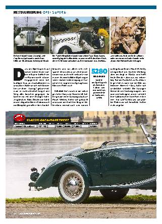Restaurierung Opel Super 6