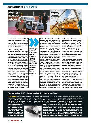 Restaurierung Opel Super 6