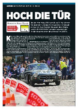 Beifahrer bei der Mille Miglia