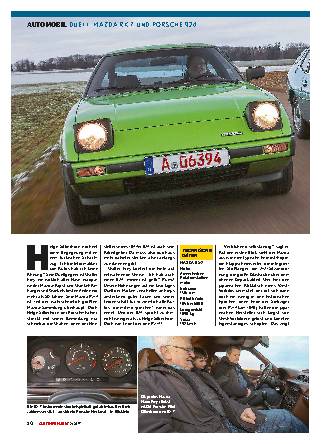 Duell: Mazda RX-7 und Porsche 924