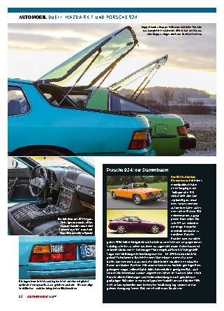 Duell: Mazda RX-7 und Porsche 924