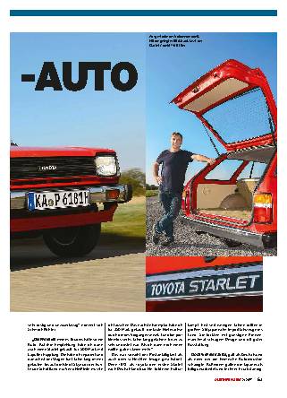 Restaurierung Toyota Starlet