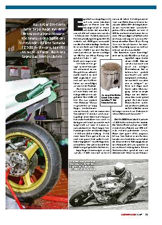 Sepp Hage und seine Yamaha TZ 500 J