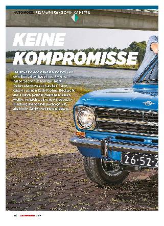 Restaurierung Opel Kadett B