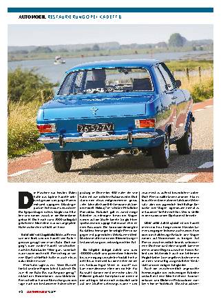 Restaurierung Opel Kadett B