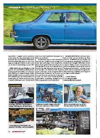 Restaurierung Opel Kadett B