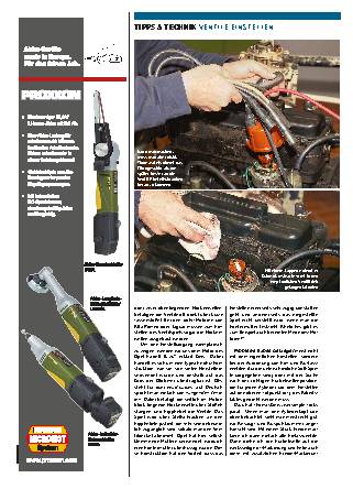 Ventile Einstellen