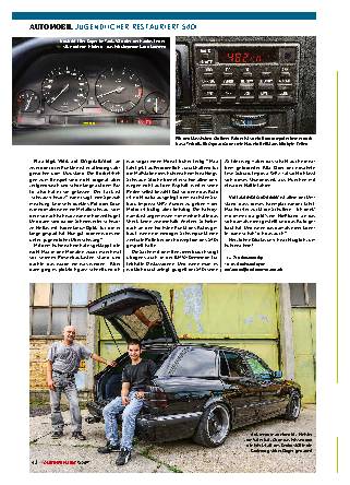 Jugendlicher restauriert 540I