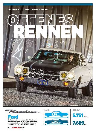 El Camino gegen Ranchero