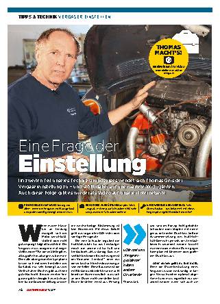 Vergaser einstellen