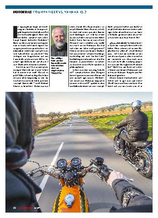 Triumph Tiger vs. Yamaha XS 2