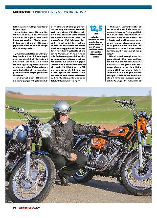 Triumph Tiger vs. Yamaha XS 2