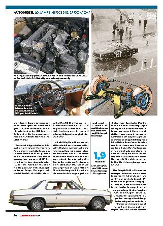50 Jahre Mercedes Strichacht