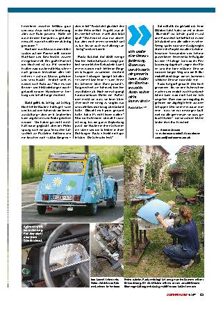 Restaurierung Citroën 2CV