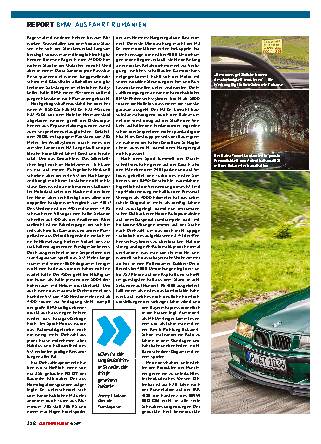 BMW-Ausfahrt Rumänien
