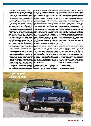 Restaurierung MGB MK I