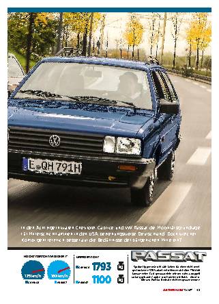 Passat vs. Caprice