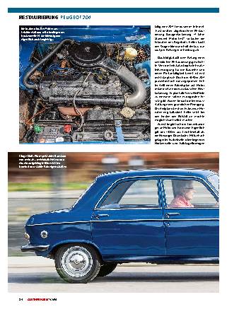 Restaurierung Peugeot 204