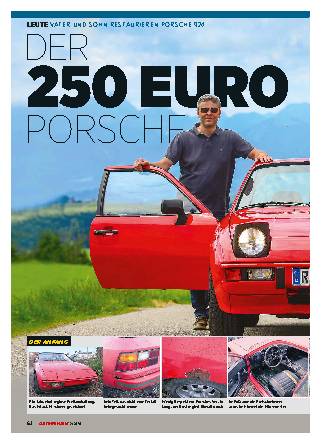 Vater und Sohn restaurieren Porsche 924