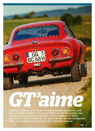 50 Jahre Opel GT
