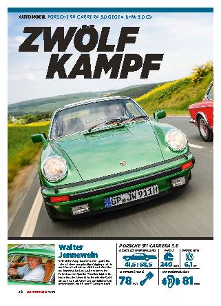 Porsche 911 Carrera 3.0 gegen BMW 3.0 CSI
