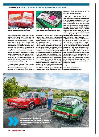 Porsche 911 Carrera 3.0 gegen BMW 3.0 CSI