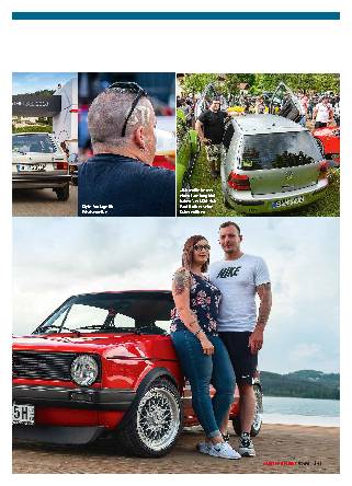 Im Golf L zum GTI-Treffen
