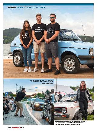 Im Golf L zum GTI-Treffen
