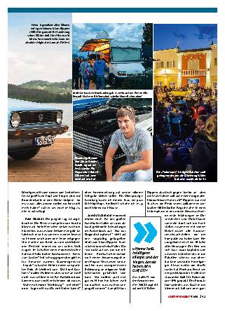 Im Golf L zum GTI-Treffen