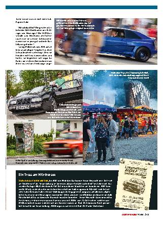 Im Golf L zum GTI-Treffen