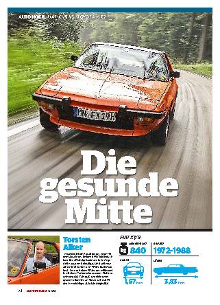 Fiat X1/9 vs. Toyota MR2