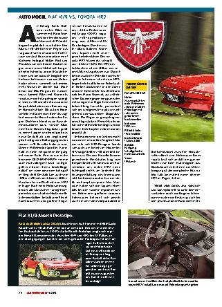 Fiat X1/9 vs. Toyota MR2