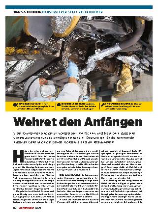Konservieren statt restaurieren