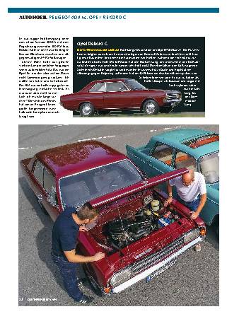 Peugeot 404 vs. Opel Rekord C