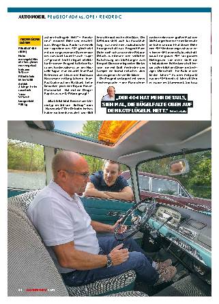 Peugeot 404 vs. Opel Rekord C