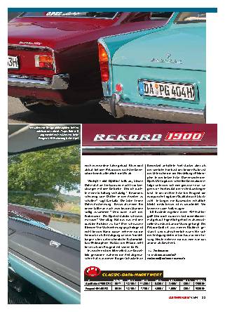 Peugeot 404 vs. Opel Rekord C