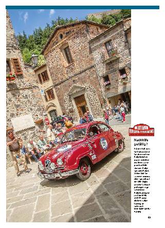 Beifahrer bei der Mille Miglia